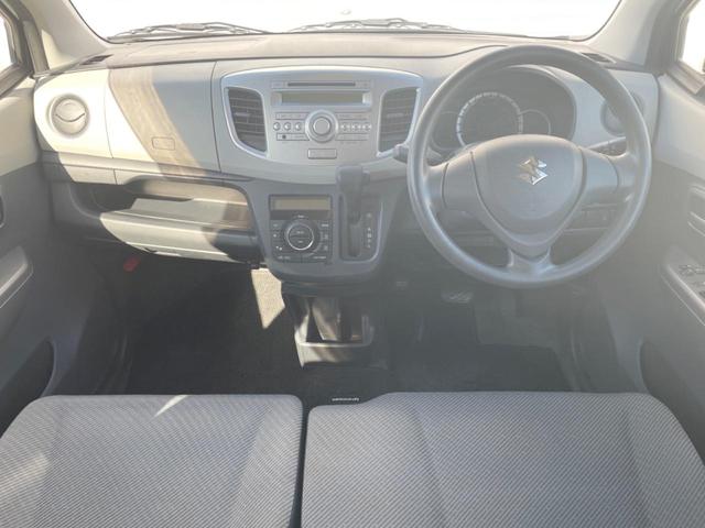 ワゴンＲ ＦＸ　禁煙車　シートヒーター　オートエアコン　グレーインテリア　１４インチホイール　ＣＤ再生　アイドリングストップ　ベンチシート　電動格納ミラー（2枚目）
