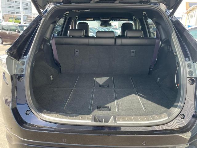 ハリアー プレミアム アドバンスドパッケージ スタイルモーヴ モデリスタフルエアロ メーカーナビ JBLサウンド 電動リアゲート レーダークルーズ 禁煙車 ハーフレザーシート コーナーセンサー スマートキー LEDヘッド ビルトインETC(33枚目)