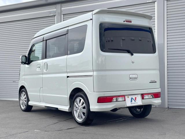 エブリイワゴン PZターボスペシャル 4WD ターボ 両側電動ドア バックカメラ 衝突被害軽減システム 禁煙車 シートヒーター コーナーセンサー スマートキー HIDヘッド ETC 純正14インチアルミ 車線逸脱警報 オートエアコン(33枚目)