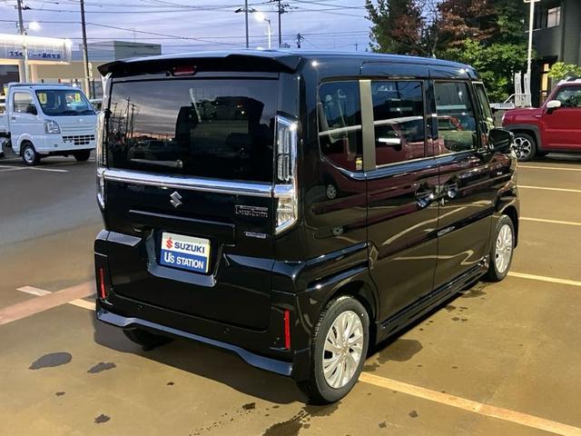 スペーシアカスタム ハイブリッドGS 4WD/カーナビ/バックアイカメラ スズキコネクト対応通信機 アダプティブクルーズコントロール キーレスエントリー アルミホイール 衝突被害軽減システム プッシュスタート シートヒーター 横滑り防止機能 盗難防止システム(5枚目)