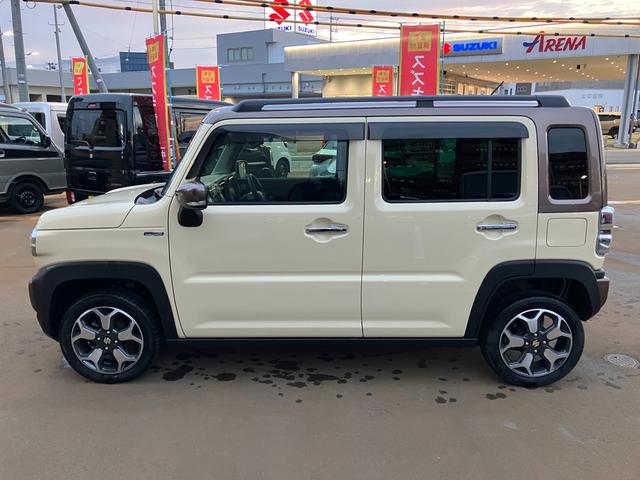 ハスラー ＪスタイルＩＩターボ　４ＷＤ／衝突被害軽減ブレーキ　アダプティブクルーズコントロール　オートライト　プッシュスタート　シートヒーター　オートエアコン　アイドリングストップ　横滑り防止機能　衝突安全ボディ　盗難防止システム（6枚目）