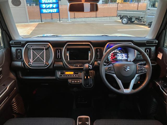 ハスラー ＪスタイルＩＩターボ　４ＷＤ／衝突被害軽減ブレーキ　アダプティブクルーズコントロール　オートライト　プッシュスタート　シートヒーター　オートエアコン　アイドリングストップ　横滑り防止機能　衝突安全ボディ　盗難防止システム（7枚目）