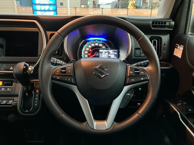 ハスラー ＪスタイルＩＩターボ　４ＷＤ／衝突被害軽減ブレーキ　アダプティブクルーズコントロール　オートライト　プッシュスタート　シートヒーター　オートエアコン　アイドリングストップ　横滑り防止機能　衝突安全ボディ　盗難防止システム（8枚目）