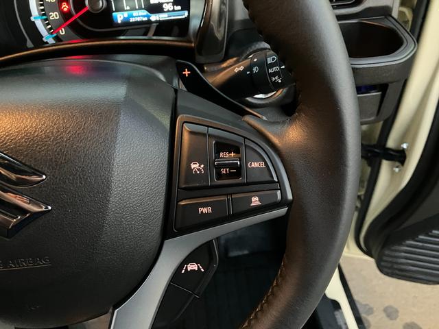 ハスラー ＪスタイルＩＩターボ　４ＷＤ／衝突被害軽減ブレーキ　アダプティブクルーズコントロール　オートライト　プッシュスタート　シートヒーター　オートエアコン　アイドリングストップ　横滑り防止機能　衝突安全ボディ　盗難防止システム（19枚目）