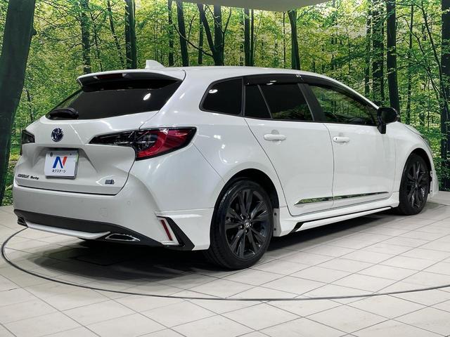 カローラツーリング ハイブリッド ダブルバイビー モデリスタフルエアロ 純正ナビ付ディスプレイオーディオ バックカメラ セーフティセンス レーダークルーズ ハーフレザーシート コーナーセンサー スマートキー LEDヘッド ETC(17枚目)