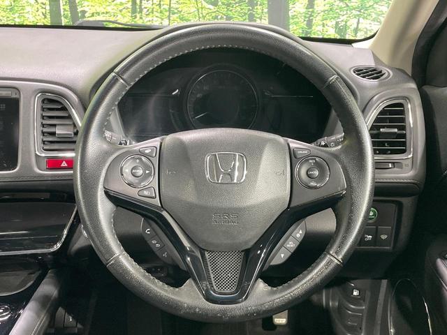 ヴェゼル ハイブリッドZ ホンダセンシング 純正ナビ バックカメラ ハーフレザーシート ETC Bluetooth フルセグ スマートキー LEDヘッド シートヒーター クルコン デュアルエアコン オートライト(11枚目)