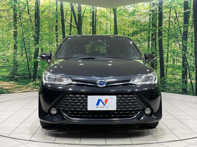 カローラフィールダー ハイブリッドＧ　ダブルバイビー　ナビ　セーフティセンス　禁煙車　シートヒーター　ハーフレザーシート　スマートキー　ＬＥＤヘッド　ＥＴＣ　オートハイビーム　車線逸脱警報　オートライト　オートエアコン　純正１６インチＡＷ　革巻きハンドル（14枚目）