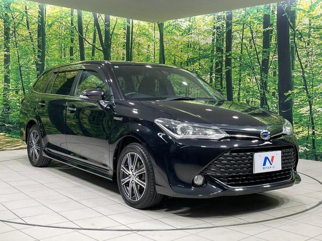 カローラフィールダー ハイブリッドＧ　ダブルバイビー　ナビ　セーフティセンス　禁煙車　シートヒーター　ハーフレザーシート　スマートキー　ＬＥＤヘッド　ＥＴＣ　オートハイビーム　車線逸脱警報　オートライト　オートエアコン　純正１６インチＡＷ　革巻きハンドル（16枚目）