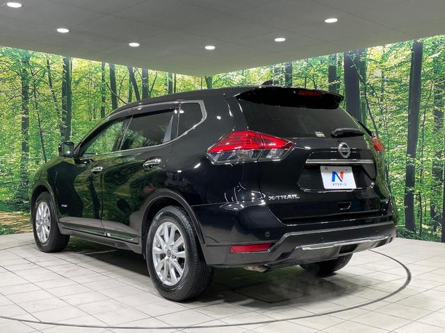 エクストレイル 20Xi ハイブリッド 4WD 純正9型ナビ 全周囲カメラ 衝突被害軽減システム レーダークルーズ 禁煙車 ハーフレザーシート コーナーセンサー スマートキー LEDヘッド ビルトインETC 純正16インチアルミ(50枚目)