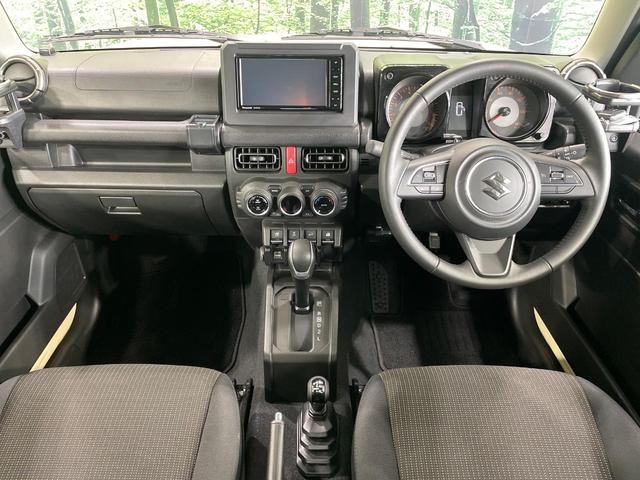 ジムニー XC 4WD 純正SDナビ セーフティサポート 禁煙車 スマートキー LEDヘッド ビルトインETC クルコン 純正16インチアルミ 車線逸脱警報 オートライト オートエアコン Bluetooth CD(2枚目)