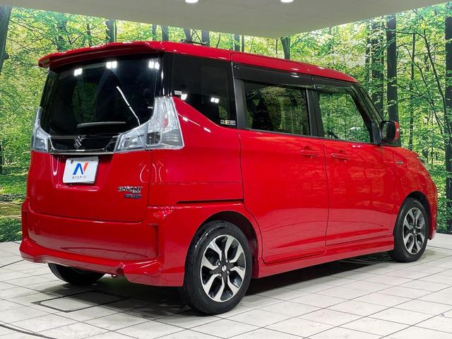 ソリオバンディット ハイブリッドＳＶ　純正８型ナビ　衝突被害軽減システム　電動スライドドア　禁煙車　Ｂｌｕｅｔｏｏｔｈ接続　フルセグ　シートヒーター　ＬＥＤヘッド　ＥＴＣ　クルコン　車線逸脱警報　オートライト　オートエアコン（17枚目）