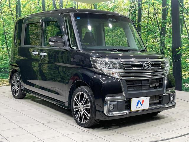 タント カスタムRS トップエディションSAIII 両側電動ドア 純正SDナビ バックカメラ 衝突被害軽減システム 禁煙車 ハーフレザーシート シートヒーター スマートキー LEDヘッド 純正15インチアルミ オートライト オートエアコン(16枚目)