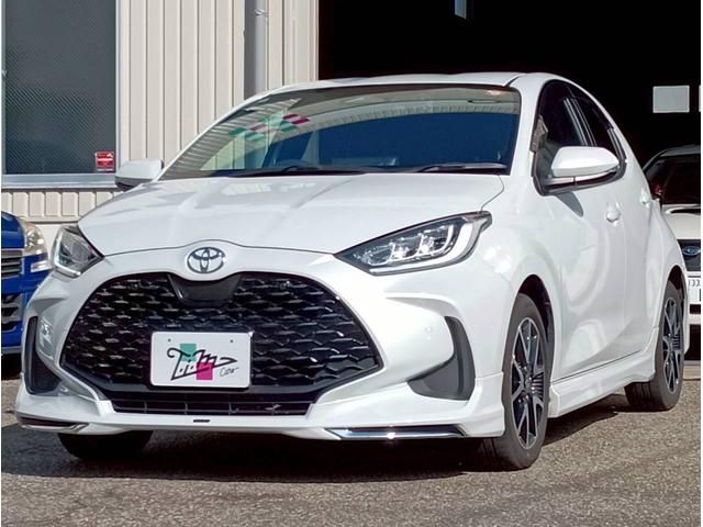 ヤリス ハイブリッドＺ　モデリスタエアロ　純正ナビ　フルセグ　Ｂｌｕｅｔｏｏｔｈ　Ｂカメラ　前後ドラレコ　ＥＴＣ　ハーフレザーシート　シートヒーター　クルーズコントロール　レーンキープアシスト　クリアランスソナー　純正ＡＷ（9枚目）
