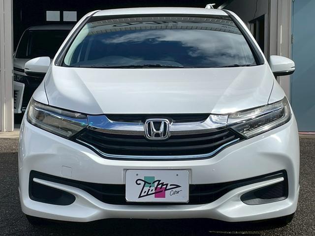 シャトル ハイブリッドX インターナビ バックモニター LEDヘッドライト クルーズコントロール オートライト ETC フルセグ USB・HDMI接続可能 ステアリングスイッチ 社外15インチアルミ パドルシフト ハーフレザー(10枚目)