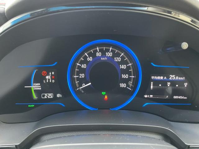 シャトル ハイブリッドX インターナビ バックモニター LEDヘッドライト クルーズコントロール オートライト ETC フルセグ USB・HDMI接続可能 ステアリングスイッチ 社外15インチアルミ パドルシフト ハーフレザー(27枚目)