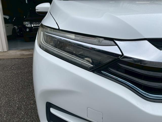 シャトル ハイブリッドX インターナビ バックモニター LEDヘッドライト クルーズコントロール オートライト ETC フルセグ USB・HDMI接続可能 ステアリングスイッチ 社外15インチアルミ パドルシフト ハーフレザー(51枚目)