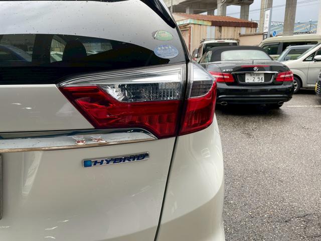 シャトル ハイブリッドX インターナビ バックモニター LEDヘッドライト クルーズコントロール オートライト ETC フルセグ USB・HDMI接続可能 ステアリングスイッチ 社外15インチアルミ パドルシフト ハーフレザー(56枚目)