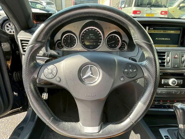Eクラス E350 カブリオレAMGスポーツパッケージ カブリオレ メーカーナビ レザーシート ハーマンカードンサウンドシステム バックモニター AMG18インチアルミ ベンチレーション パーキングアシスト クルーズコントロール パドルシフト ETC(25枚目)