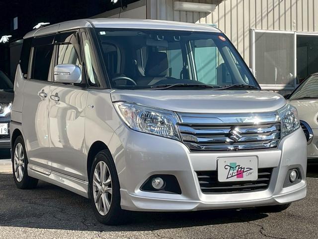 ソリオ ハイブリッドＭＺ　社外ナビ　全方位モニター　デュアルカメラブレーキサポート　両側オートスライド　Ｂｌｕｅｔｏｏｔｈ　フルセグ　シートヒーター　フォグランプ　プッシュスタート　クルーズコントロール　ステアリングスイッチ（11枚目）