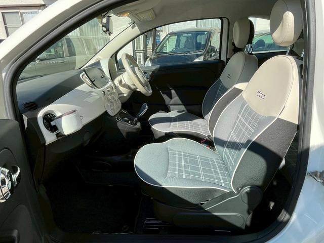 500 ツインエア ポップ 純正ディスプレイオーディオ Bluetooth キーレスキー ETC フォグランプ 前後ドライブレコーダー USBソケット ステアリングスイッチ 革巻ステアリング シートリフター チルトステアリング(22枚目)