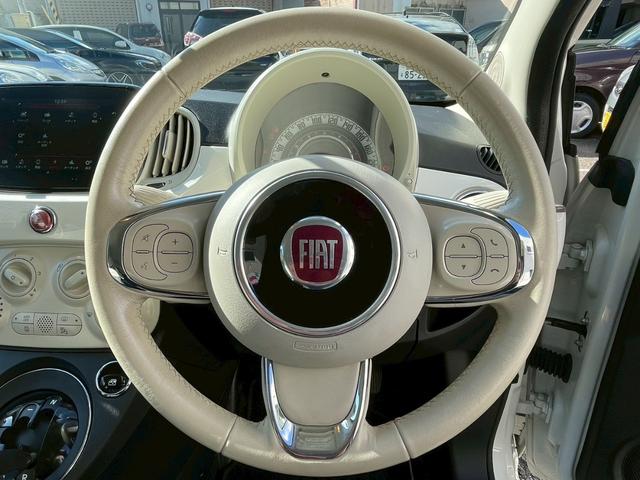 500 ツインエア ポップ 純正ディスプレイオーディオ Bluetooth キーレスキー ETC フォグランプ 前後ドライブレコーダー USBソケット ステアリングスイッチ 革巻ステアリング シートリフター チルトステアリング(26枚目)