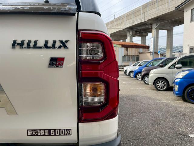 ハイラックス Ｚ　ＧＲスポーツ　純正ディスプレイオーディオ　全方位モニター　プリクラッシュセーフティ　キャノピー　ルーフキャリアー　パワーシート　合皮コンビシート　レッドキャリパー　ＥＴＣ　ドライブレコーダー　ＬＥＤヘッドランプ（60枚目）