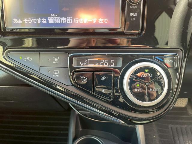 アクア Ｓ　純正ＳＤナビ　Ｂｌｕｅｔｏｏｔｈ　バックモニター　フルセグ　ＬＥＤヘッドライト　プリクラッシュセーフティ　レーンディパーチャーアラート　オートマチックハイビーム　プッシュスタート　ＥＴＣ　オートライト（30枚目）