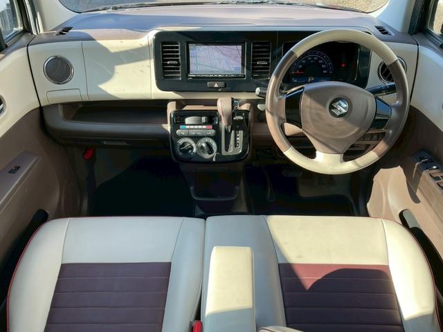 ＭＲワゴンＷｉｔ ＬＳ　社外メモリーナビ　Ｂｌｕｅｔｏｏｔｈ　フルセグ　プッシュスタート　ブラウン合皮シート　ＨＩＤヘッドライト　オートライト　ベンチシート　ＥＴＣ　純正１４インチアルミ　アイドリングストップ　シートリフター（2枚目）