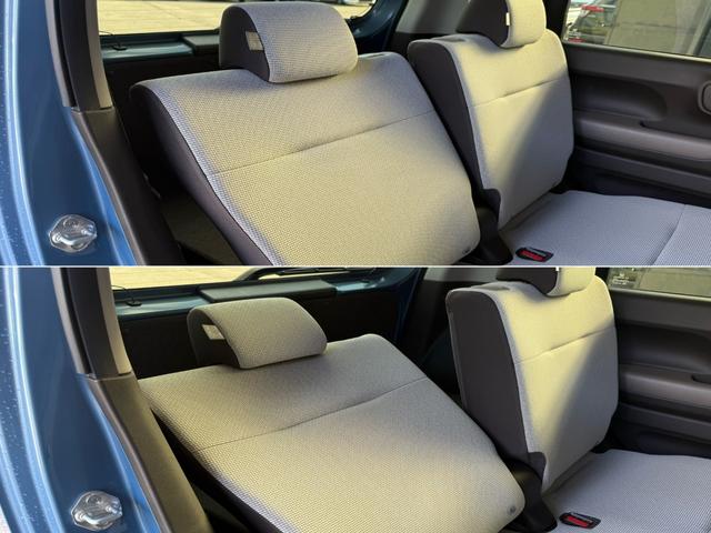 リアシートの背もたれは、細かくリクライニング角度を調節していただけるのでお好みの角度をシーンに沿って使い分けしていただけます☆