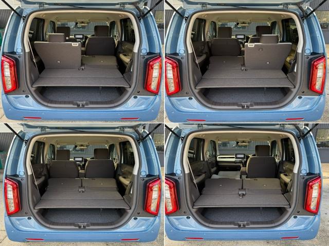 【ラゲッジスペースアレンジ】助手席背もたれは、後方に目いっぱい倒すことができるので、長尺物などのお荷物も積み降ろししていただけます！