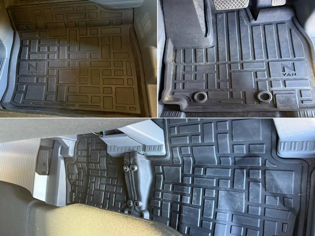 【フロアマット】汚れや水に強く、掃除やお手入れが簡単なラバーマットをフロント・リア席に装備されております！