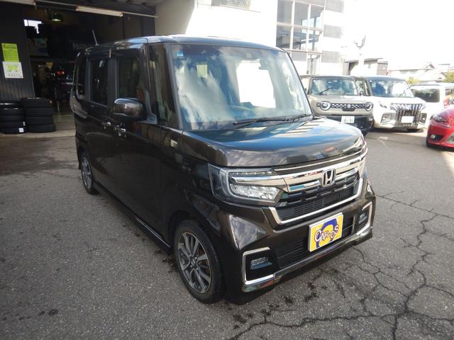 Ｎ－ＢＯＸカスタム Ｌ　禁煙車　ホンダセンシング　アダプティブクルーズコントロール　７インチナビ　Ｂｌｕｅｔｏｏｔｈオーディオ　バックカメラ　左側パワースライドドア　シートバックテーブル　シートヒーター　ＬＥＤライト（3枚目）