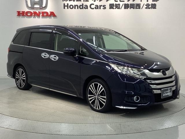 オデッセイ アブソルート・ＥＸ　あんしんＰＫＧ　１年保証　純正ナビ　ＴＶ　Ｒカメラ　ＢＴオ－ディオ　ＤＶＤ　ＥＴＣ　ＬＥＤライト　両側電動ドア　ＶＳＡ　電動シ－ト　クルコン　アルミ　スマ－トキ－　盗難防止装置　整備記録簿　ＡＡＣ（45枚目）