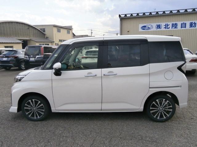 ルーミー カスタムG-T 9インチディスプレイオーディオTV バックカメラ ボックス付き大型アームレスト フロアマット サイドバイザー ワンオーナーカー(5枚目)