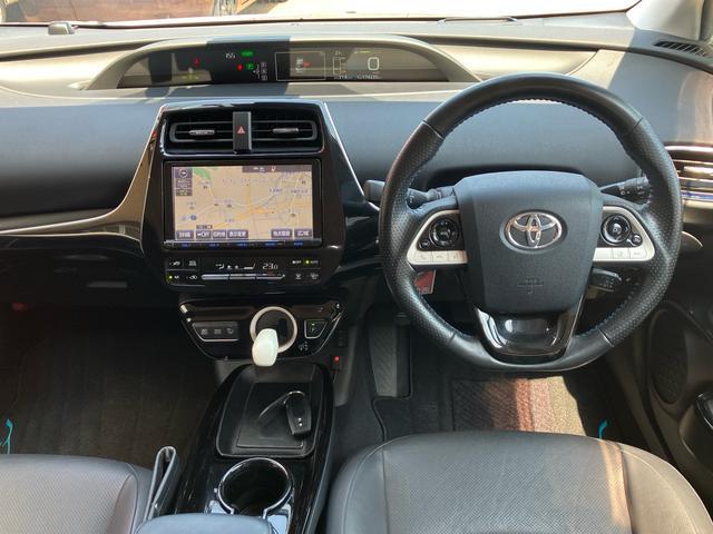 プリウス Aプレミアム 4WD エイムゲインFバンパー モデリスタエアロ レクサスルック メモリーナビ フルセグTV バックカメラ Bluetoothオーディオ ETC 純正18インチアルミ(12枚目)