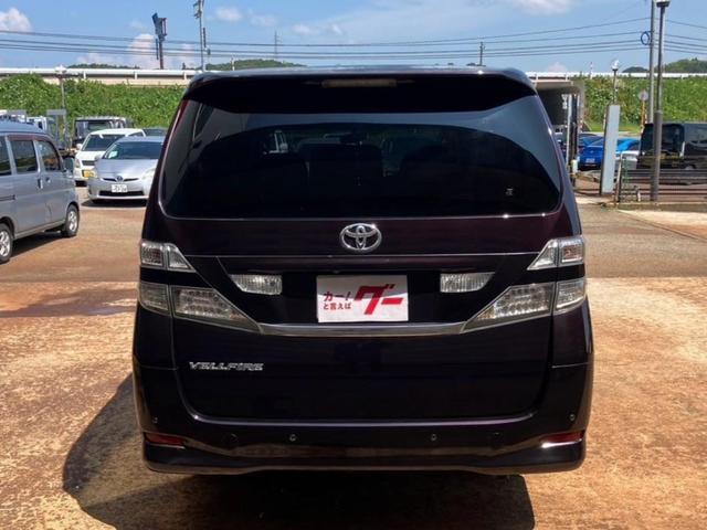 ヴェルファイア 2.4X 社外20インチアルミ 社外サスペンション メモリーナビ フルセグTV バックカメラ Bluetoothオーディオ ETC 左側パワースライドドア スマートキー プッシュスタート(7枚目)