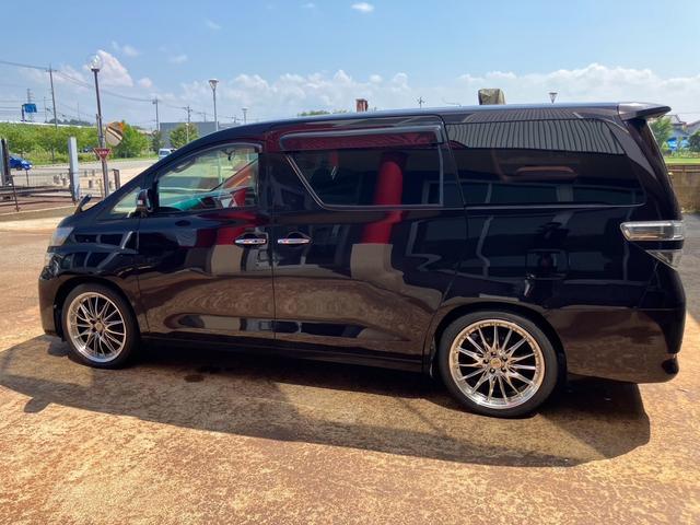 ヴェルファイア 2.4X 社外20インチアルミ 社外サスペンション メモリーナビ フルセグTV バックカメラ Bluetoothオーディオ ETC 左側パワースライドドア スマートキー プッシュスタート(8枚目)