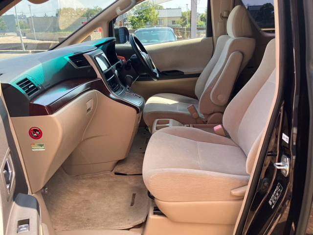 ヴェルファイア 2.4X 社外20インチアルミ 社外サスペンション メモリーナビ フルセグTV バックカメラ Bluetoothオーディオ ETC 左側パワースライドドア スマートキー プッシュスタート(14枚目)