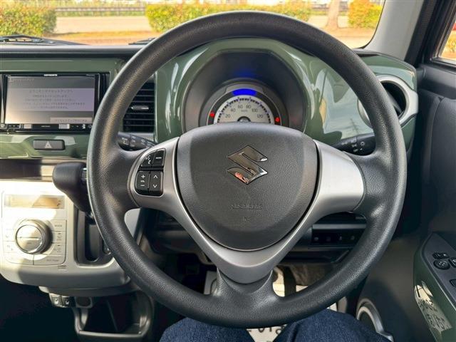 ハスラー Ｇ　ＥＴＣ　ナビ　ＴＶ　レーンアシスト　衝突被害軽減システム　スマートキー　アイドリングストップ　電動格納ミラー　シートヒーター　ベンチシート　ＣＶＴ　盗難防止システム　ＡＢＳ　ＥＳＣ　ＣＤ　ＵＳＢ（3枚目）