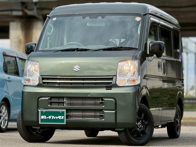 エブリイ ＰＡリミテッド　４ＷＤ　ＭＴ　衝突被害軽減システム　クリアランスソナー　レーンアシスト　両側スライドドア　キーレスエントリー　オートライト　盗難防止システム　アルミホイール　ＡＢＳ　ＥＳＣ　エアコン（11枚目）