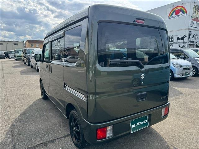 エブリイ ＰＡリミテッド　４ＷＤ　ＭＴ　衝突被害軽減システム　クリアランスソナー　レーンアシスト　両側スライドドア　キーレスエントリー　オートライト　盗難防止システム　アルミホイール　ＡＢＳ　ＥＳＣ　エアコン（17枚目）