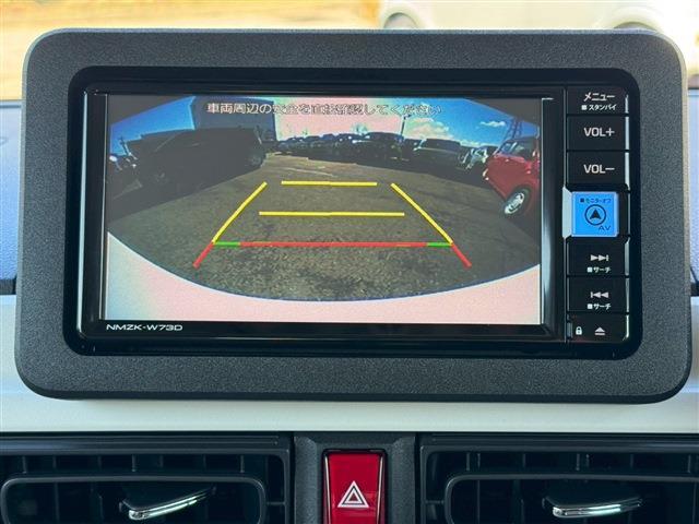 ムーヴキャンバス ストライプスＧ　バックカメラ　両側電動スライドドア　ナビ　ＴＶ　クリアランスソナー　レーンアシスト　衝突被害軽減システム　オートライト　ＬＥＤヘッドランプ　スマートキー　アイドリングストップ　電動格納ミラー（4枚目）