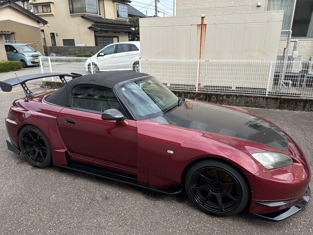 S2000 ベースグレード オープンカー HID MT キーレスエントリー アルミホイール 衝突安全ボディ ABS CD エアコン パワーステアリング(13枚目)
