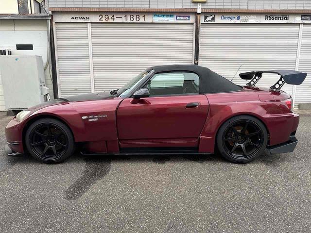 S2000 ベースグレード オープンカー HID MT キーレスエントリー アルミホイール 衝突安全ボディ ABS CD エアコン パワーステアリング(17枚目)