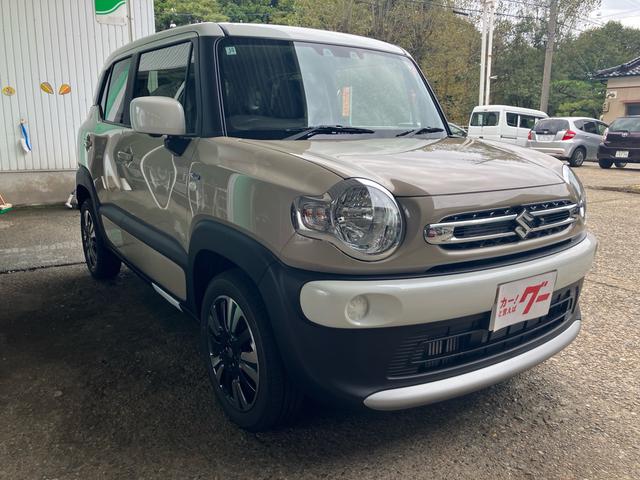 クロスビー ハイブリッドMV 4WD 登録済未使用車 スマートキー プッシュスタート 衝突被害軽減システム アイドリングストップ オートクルーズコントロール オートエアコン 電動格納ミラー 純正16インチアルミ(3枚目)