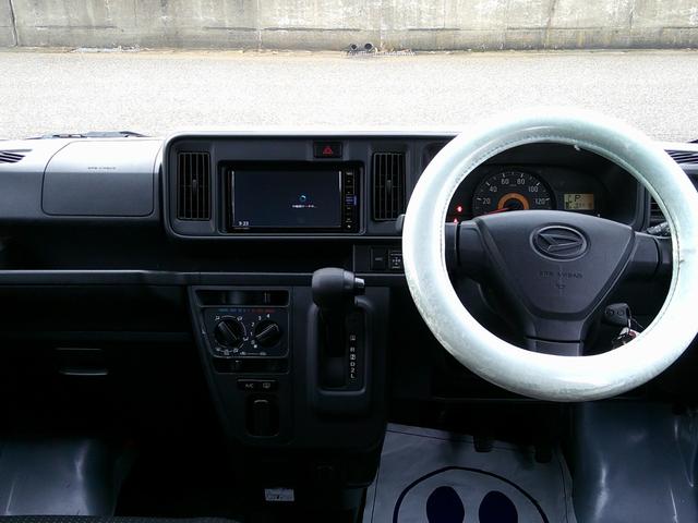 ハイゼットカーゴ ＤＸ　４ＷＤ　純正ナビ　ＤＶＤ再生　ブルートゥース　フルセグＴＶ　ＥＴＣ　キーレスエントリー　マニュアルエアコン　前席パワーウインドウ　パワーステアリング　デュアルエアバッグ　アイドリングストップ（7枚目）