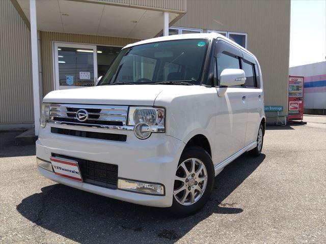 ムーヴコンテ カスタム　Ｇ☆走行８．２万ＫＭ☆禁煙☆４ＷＤ☆試乗ＯＫ　☆４ＷＤ☆ナビ☆ブルートゥース接続☆ＨＩＤヘッドライト☆スマートキー☆フォグランプ☆革巻きハンドル☆オートエアコン☆パワーウィンドウ☆エコアイドル☆電動格納ミラー☆前席エアバッグ☆メッキグリル☆（3枚目）