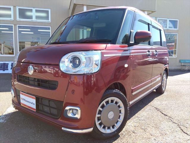 ムーヴキャンバス セオリーＧターボ　☆１０型ナビ☆ＴＶ☆Ｂｌｕｅｔｏｏｔｈ☆全方位カメラ☆ＥＴＣ☆両側パワースライドドア☆前席シートヒーター☆電子パーキング☆ＬＥＤヘッドライト☆外ツィーター☆ホッとカップホルダー☆スマートキー☆試乗ＯＫ（2枚目）