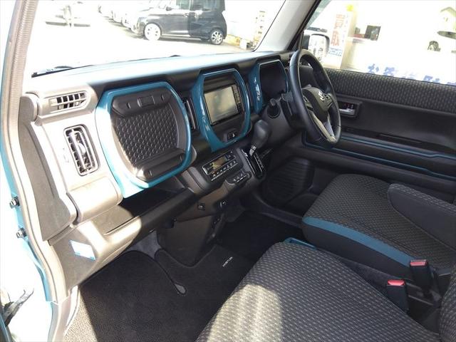ハスラー ハイブリッドXターボ☆4WD☆禁煙☆全方位モニターパッケージ メモリナビ☆TV☆Bluetooth☆ETC☆前席シートヒーター☆全方位モニター☆パドルシフト☆クルーズコントロール☆デュアルカメラブレーキサポート☆車高UP☆15インチAW☆4WD☆ターボ☆試乗OK(8枚目)