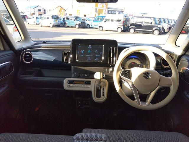 ワゴンＲスマイル ハイブリッドＸ☆スズキセーフティサポート☆禁煙車☆　８インチナビ☆Ｂｌｕｅｔｏｏｔｈ☆全方位カメラ☆シートヒーター☆ＬＥＤヘッドライト☆ＥＴＣ☆両側パワースライドドア☆スマートキー☆プッシュスタート☆純正オプションエアロ☆衝突軽減ブレーキ☆試乗ＯＫ☆（6枚目）
